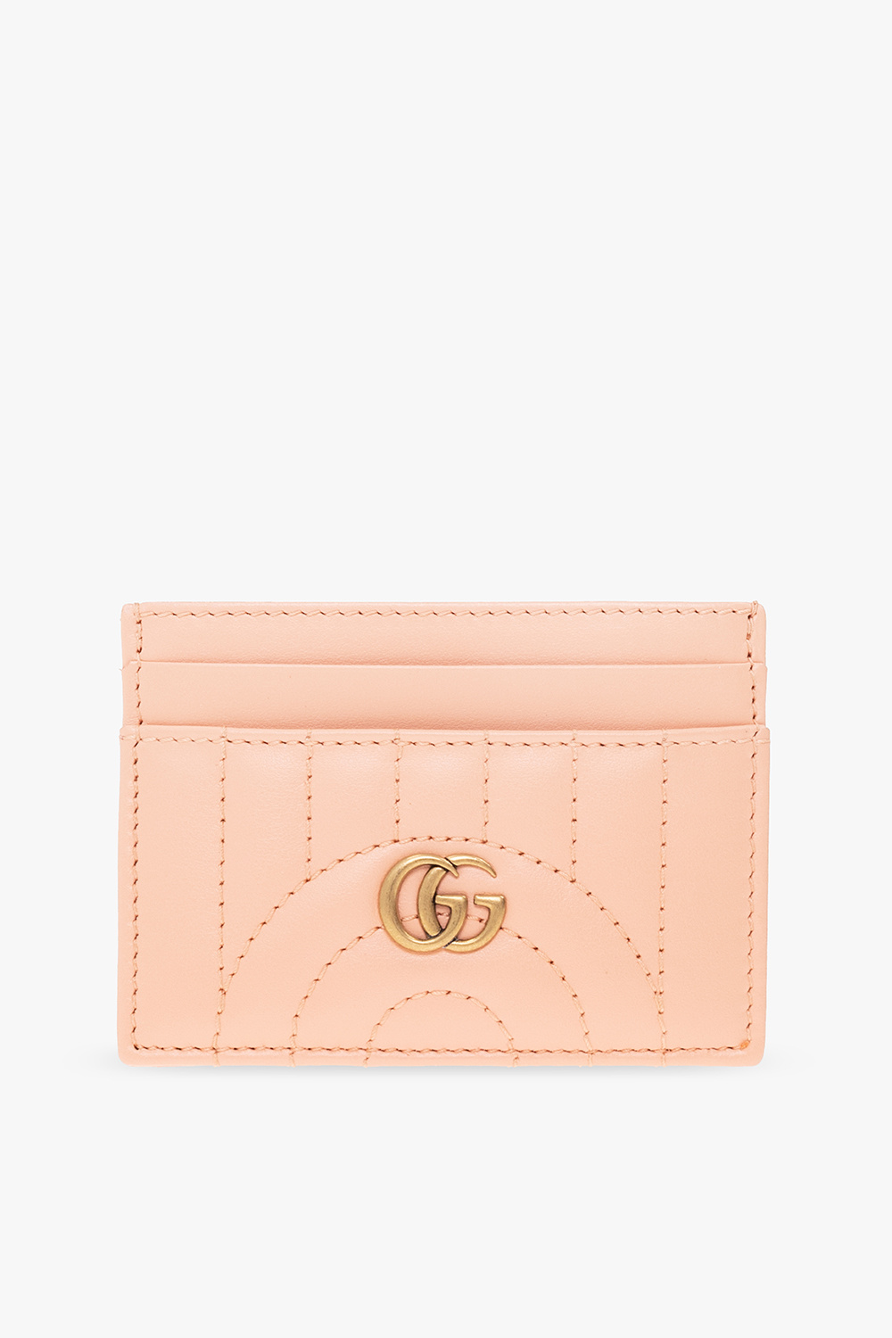 Gucci quilted cheap card holder